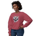 Happy Jumping Weimaraner Dog Sweatshirt | Cute Weim Illustration