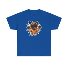 Load image into Gallery viewer, Playful Pug Unisex Tee - Fun Pet Lover T-Shirt, Gift for Dog Owners, Casual Attire, Animal Enthusiast Apparel, Cute Graphic Tee