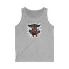 Playful Dachshund Dog Graphic Tank Top, Pet Lover Gift, Summer Style, Fitness Apparel, Casual Wear, Animal Lover Clothing