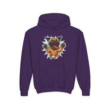 Load image into Gallery viewer, Adorable Pug Youth Hoodie with Fun Design - Perfect for Pet Lovers, Gifts for Kids, Casual Wear, Birthday Present, Dog Lover Apparel