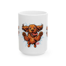 Load image into Gallery viewer, Playful Cocker Spaniel Dog Ceramic Mug - Perfect Gift for Pet Lovers, Dog Owners, Coffee Lovers, Cute Animal Lover, Fun Home Decor