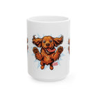 Playful Cocker Spaniel Dog Ceramic Mug - Perfect Gift for Pet Lovers, Dog Owners, Coffee Lovers, Cute Animal Lover, Fun Home Decor