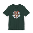 Fun Red and White Border Collie Dog Lover T-Shirt, Cute Pet Tee, Animal Lover Gift, Birthday Present for Dog Moms/Dads