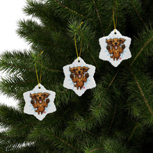 Load image into Gallery viewer, Happy Jumping Dachshund Ornament | Ceramic 2-Side Print