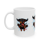 Playful Dachshund Ceramic Mug - Perfect Gift for Dog Lovers, Coffee Mug, Pet Owner Gift, Animal Lover Mug, Funny Dog Mug
