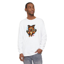 Load image into Gallery viewer, Happy Collie Dog Design Long Sleeve T-Shirt for Dog Lovers