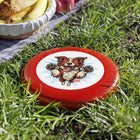 Happy Border Collie Catch Illustration Frisbee | Dog Disc, Outdoor Play