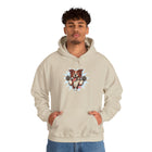 Playful Red and White Border Collie Animal Print Hoodie - Cozy Unisex Sweatshirt, Cute Gift for Pet Lovers