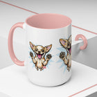 Chihuahua Happy Pup Accent Coffee Mug – Cute Dog Lover Gift (11/15oz)