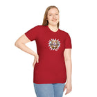 OMG Red Nose Pitbull Unisex Softstyle Shirt - A Happy and Excited Pit Bull on a High Quality Shirt for Dog Lovers