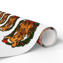 Load image into Gallery viewer, Festive Golden Retriever Wrapping Papers for Christmas - Holiday Gift Wrap, Christmas, Eco-Friendly, Unique Golden Designs