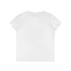 Cute Siberian Husky Dog Illustration Ladies' V-Neck T-Shirt, Pet Lover Gift, Casual Wear, Dog Mom Shirt