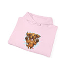 Happy Leaping Dachshund Illustration Hoodie | Smiling Dog Art