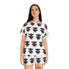 Happy Dachshund Women's Pajama Set - Cozy, Cute, Relaxing Lounge Wear, Perfect for Sleepovers, Gifts, Comfortable Nightwear