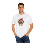 Festive French Bulldog T-shirt, Holiday Shirt, Unisex Tee, Dog Lover Gift, Christmas Apparel, Cute Pet T-shirt