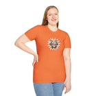 OMG Red Nose Pitbull Unisex Softstyle Shirt - A Happy and Excited Pit Bull on a High Quality Shirt for Dog Lovers