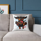 Playful Happy Dachshund Pillow , Multiple size options, Dachshund Lover Gift