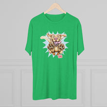 Load image into Gallery viewer, Playful Yellow Labrador Retriever Dog Graphic Tee | Cute Yellow Lab Puppy Paw Print T‑Shirt