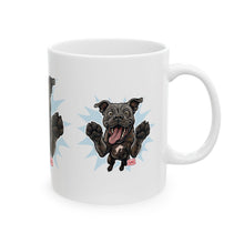 Load image into Gallery viewer, Ceramic Mug, Happy Cane Corso Dog, Coffee Mug, Dog Lover Gift, Pet Owner Present, Animal Ceramic Cup, Gift for Dog Parents
