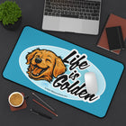 Golden Retriever Dog Lover's Desk Mat - "Life is Golden"