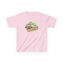 Load image into Gallery viewer, Christmas Frenchie Christmas Kids Tee - Ho Ho Ho, Holiday T-Shirt, Gift for Boys/Girls, Cute Festive Outfits, Winter Wear, Youth Apparel