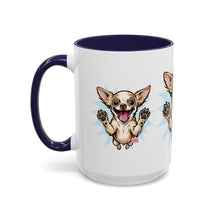 Load image into Gallery viewer, Chihuahua Happy Pup Accent Coffee Mug – Cute Dog Lover Gift (11/15oz)
