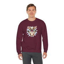 Load image into Gallery viewer, Chihuahua Splash Crewneck Sweatshirt  Cute Jumping Puppy Graphic