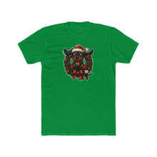 Load image into Gallery viewer, Festive Dachshund Dog Wreath Tee, Dog Lover Gift, Christmas Apparel, Holiday T-Shirt, Unisex Graphic Tee, Pet Lover Gift