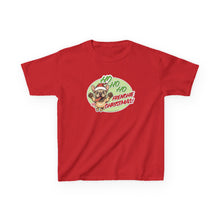 Load image into Gallery viewer, Christmas Frenchie Christmas Kids Tee - Ho Ho Ho, Holiday T-Shirt, Gift for Boys/Girls, Cute Festive Outfits, Winter Wear, Youth Apparel