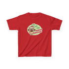 Christmas Frenchie Christmas Kids Tee - Ho Ho Ho, Holiday T-Shirt, Gift for Boys/Girls, Cute Festive Outfits, Winter Wear, Youth Apparel