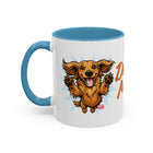 Doxie Mom Mug | Accent Coffee Mug 11oz, Dachshund Mom Ceramic