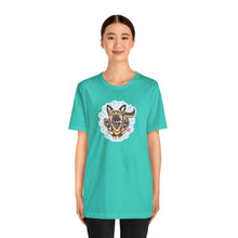 Load image into Gallery viewer, Happy German Shepherd Unisex Jersey Short Sleeve Tee