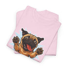 Playful Pug Unisex Tee - Fun Pet Lover T-Shirt, Gift for Dog Owners, Casual Attire, Animal Enthusiast Apparel, Cute Graphic Tee