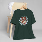 Fun Red and White Border Collie Dog Lover T-Shirt, Cute Pet Tee, Animal Lover Gift, Birthday Present for Dog Moms/Dads