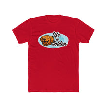 Load image into Gallery viewer, Happy Golden Retriever Puppy face T-Shirt for the Golden Retriever puppy and dog lover. Golden Retriever Mom and  Golden Dad gift