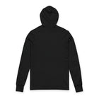 Playful White Husky Illustration Hoodie | Cute Jumping Dog Long Sleeve