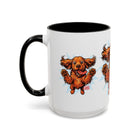 Playful Cocker Spaniel Dog Accent Coffee Mug - Perfect Gift for Dog Lovers, Fun Kitchen Decor, Pet-Themed Drinkware, Birthday, and Holidays