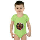 Christmas German Shepherd Puppy Bodysuit for Infants, Cute Baby Outfit, Baby Shower Gift, Infant Christmas Apparel, Adorable  GSD Babywear