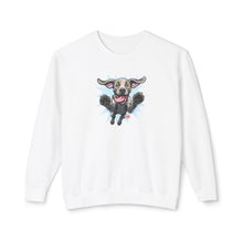 Load image into Gallery viewer, Happy Jumping Weimaraner Dog Sweatshirt | Cute Weim Illustration