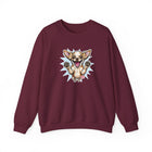 Chihuahua Splash Crewneck Sweatshirt  Cute Jumping Puppy Graphic
