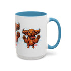 Playful Cocker Spaniel Dog Accent Coffee Mug - Perfect Gift for Dog Lovers, Fun Kitchen Decor, Pet-Themed Drinkware, Birthday, and Holidays