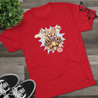 Playful Yellow Labrador Retriever Dog Graphic Tee | Cute Yellow Lab Puppy Paw Print T‑Shirt