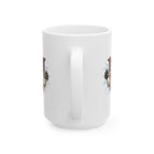 Cheerful Red Border Collie Dog Mug, Pet Lover Gift, Cute Coffee Cup, Animal Enthusiast, Fun Home Decor, Dog-themed Drinkware