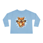 Shiba Inu Puppy Toddler Long Sleeve Tee | Cute Jumping Dog Kids Shirt