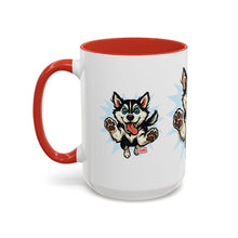 Load image into Gallery viewer, Playful Siberian Husky Dog Coffee Mug, Cute Pet Lover Gift, Fun Drinkware, Husky-Themed Present, Mother's Day Gift