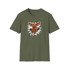 Load image into Gallery viewer, Happy Vizsla Puppy T-Shirt | Cute Running Vizsla Dog Tee