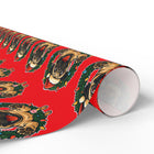 Festive Christmas Pug Wrapping Paper