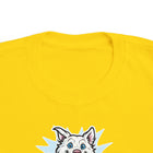 Happy Jumping Husky Toddler Tee | Cute Dog Paw Print