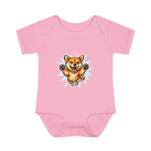 Load image into Gallery viewer, Shiba Inu Puppy Baby Bodysuit — Cute Shiba Dog Infant Onesie