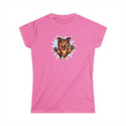 Fun Collie Dog Graphic Women's Softstyle Tee, Pet Lover Shirt, Cute Animal T-Shirt, Gift for Dog Moms, Casual Wear
